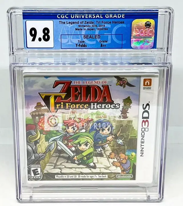 Main image of The Legend of Zelda: Tri Force Heroes  Nintendo 3DS  CGC 9.8 A++ Sealed Graded