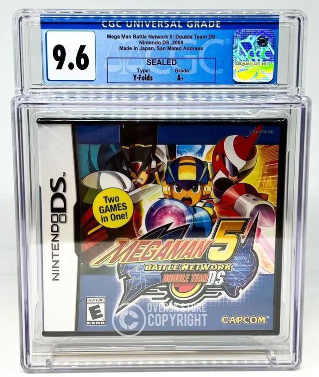 Main image of Mega Man Battle Network 5: Double Team DS  Nintendo DS  CGC 9.6 A+ Graded