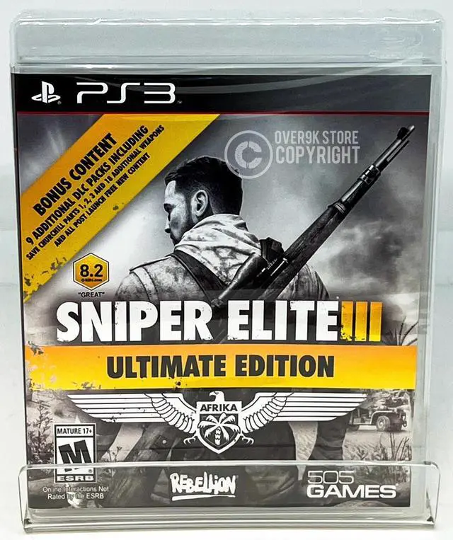 Main image of Sniper Elite III 3  Ultimate Edition  PS3