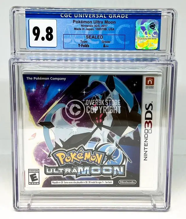 Main image of Pokémon Ultra Moon  Nintendo 3DS  CGC 9.8 A++ Sealed Graded Not VGA  WATA #01