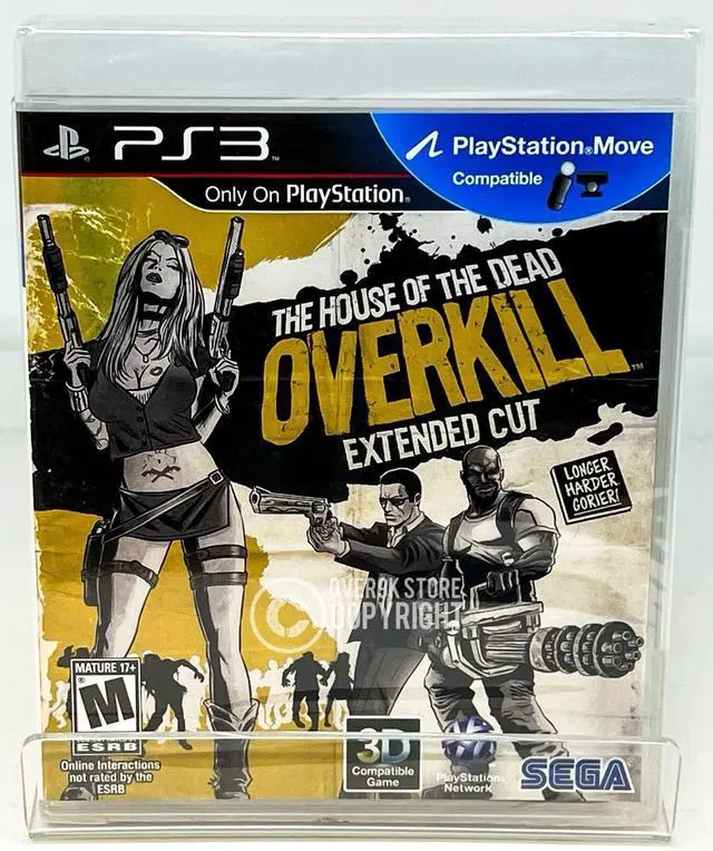Main image of The House of the Dead Overkill Extended Cut  PS3  New   # 001