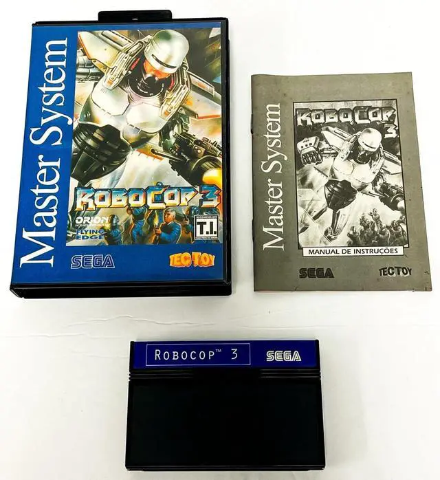 Main image of Robocop 3  Sega Master System  TEC TOY  CIB    AUTHENTIC