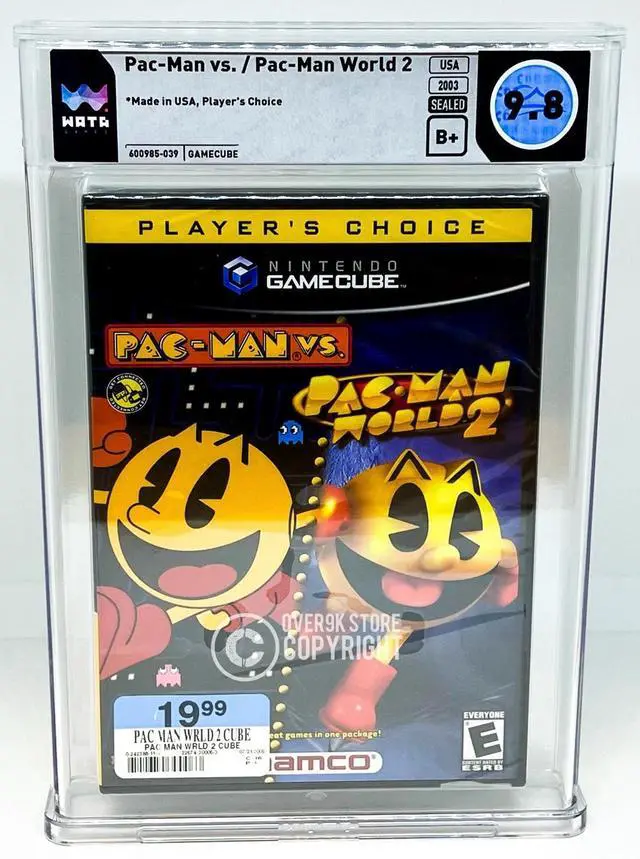 Main image of PacMan Vs.  PacMan World 2  Nintendo GameCube  WATA 9.8 B+ Sealed Graded