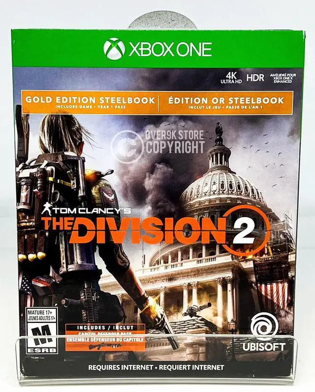 Main image of om Clancy's The Division 2 Gold Edition Steelbook  Xbox One  READ DESCRIP #03