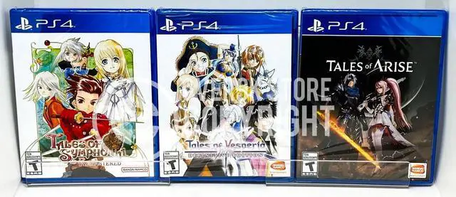 Main image of Tales Of Symphonia + Vesperia + Arise  PS4