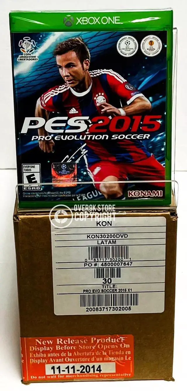 Main image of Factory Case of 30 (Sealed) Pro Evolution Soccer PES 2015  Xbox One