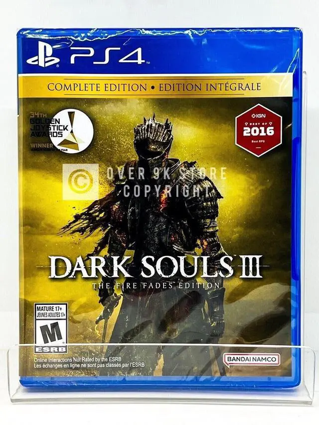 Main image of Dark Souls 3 The Fire Fades Edition Complete Edition PS4  New
