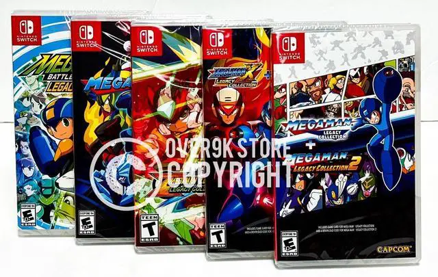 Main image of Mega Man Bundle w/ 5  Nintendo Switch  New    READ DESCRIPTION