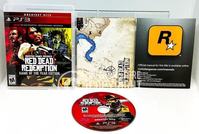 Main image of Red Dead Redemption  Game of the Year Edition w/ Map  PS3