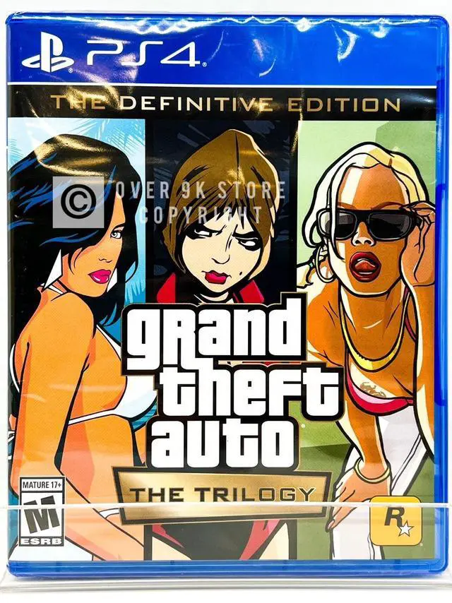 Main image of Grand Theft Auto The Trilogy  The Definitive Edition  PS4  New  Factory Seal