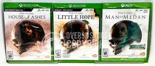 Main image of The Dark Pictures Man Of Medan + Little Hope + House Of Ashes  Xbox One  New