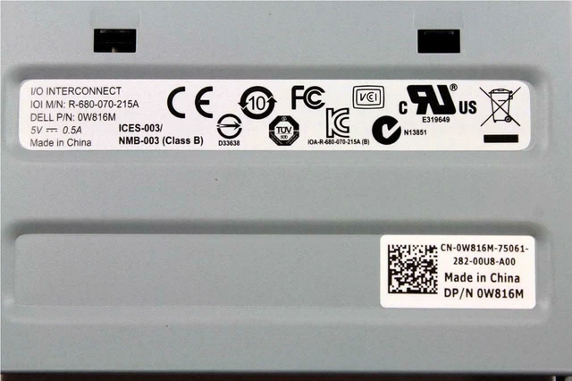 Alt view image 5 of 5 - Dell 19-in-1 Multi-Card Reader for Optiplex 9010 7010 790 990 MT G7V21