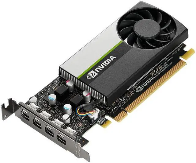 Main image of NVIDIA T600 - Graphics card - T600 - 4 GB GDDR6 - PCIe 3.0 x16 low profile - 4 x Mini DisplayPort