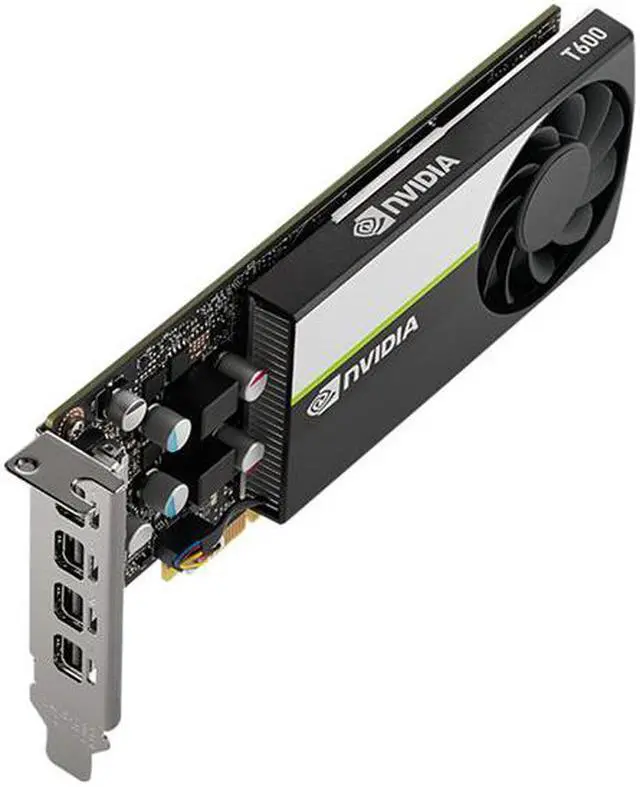 Alt view image 2 of 4 - NVIDIA T600 - Graphics card - T600 - 4 GB GDDR6 - PCIe 3.0 x16 low profile - 4 x Mini DisplayPort