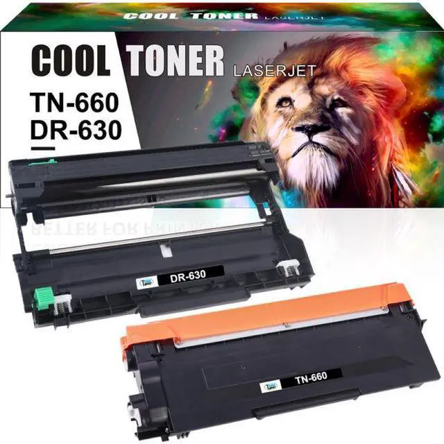 Main image of 1 x TN660 Toner Cartridge 1 x DR630 Drum Compatible With Brother MFC-L2740DW L2707DW