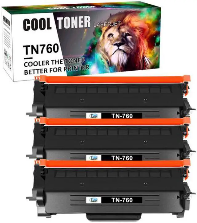 Main image of 3PK TN760 High Yield Toner Compatible With Brother TN730 MFC-L2710DW HL-L2395DW