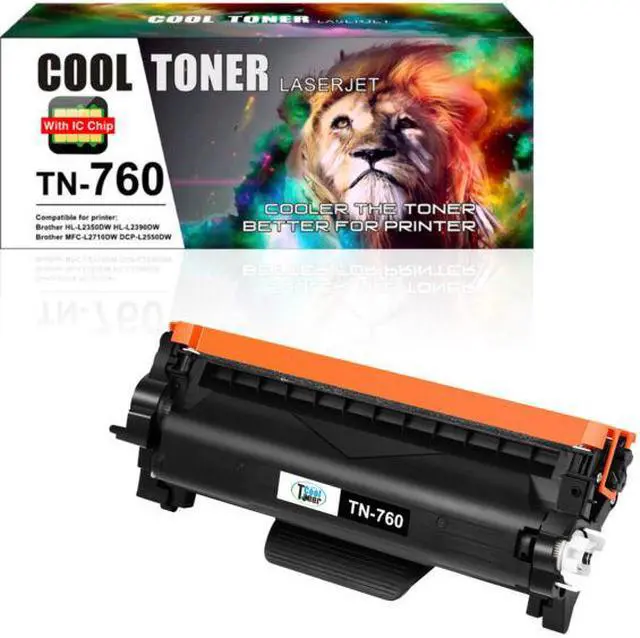 Main image of 1PK TN760 Toner Cartridge for Brother MFC-L2710DW DCP-L2550DW HL-L2395DW