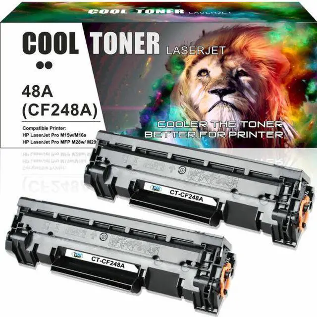 Main image of 2x CF248A Toner Cartridges for HP 48A CF248A LaserJet Pro M15w M16w M28w M29w MFP Printer