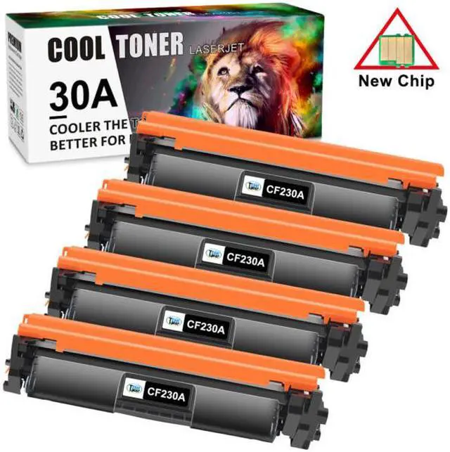 Main image of 4Pack CF230A Toner For HP 30A 30X LaserJet Pro MFP M227fdw M227fdn M203dw