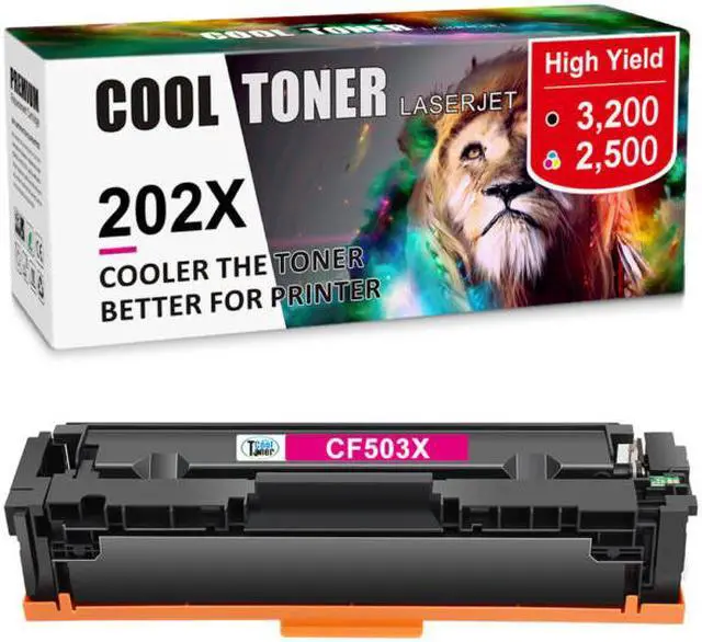 Main image of 1PK Magneta Toner CF500A CF500X 202X For HP 202A Color LaserJet Pro M281fdw M281cdw M254dw