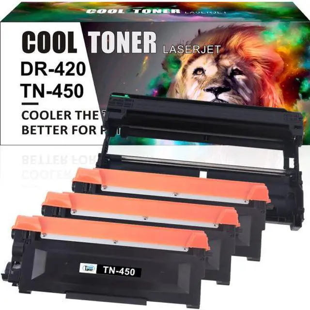 Main image of 3 TN450 Toner + 1 DR420 Drum Unit Compatible for Brother HL-2270DW DCP-7065DN