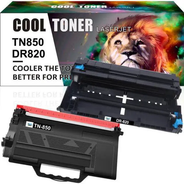 Main image of 1 TN850 Toner + 1 DR820 Drum Compatible With Brother