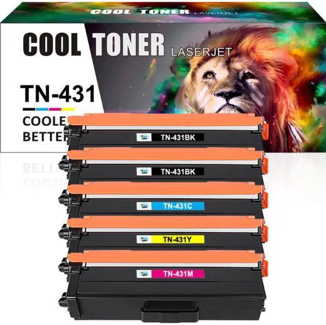Main image of 5PK (1Set +1Extra BK) TN431 TN433 HY Toner Cartridge For Brother HL-L8360CDW HL-L8260CDW MFC-L8900CDW