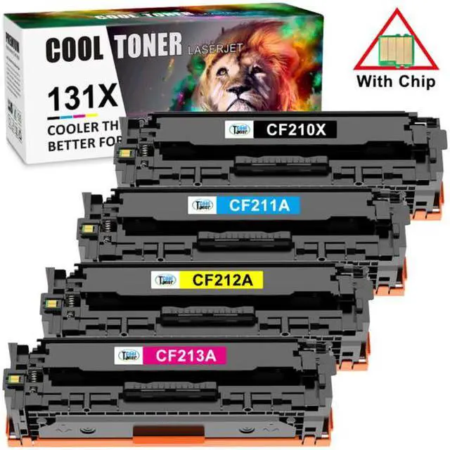 Main image of 4PK (KCMY) Set Toner CF210A 131A Color Fit For HP LaserJet Pro 200 M251nw MFP M276nw Printer