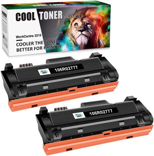 Main image of 2 Pack Toner Cartridge For Xerox WorkCentre 3215 3225 Phaser 3260 3052 106R02777