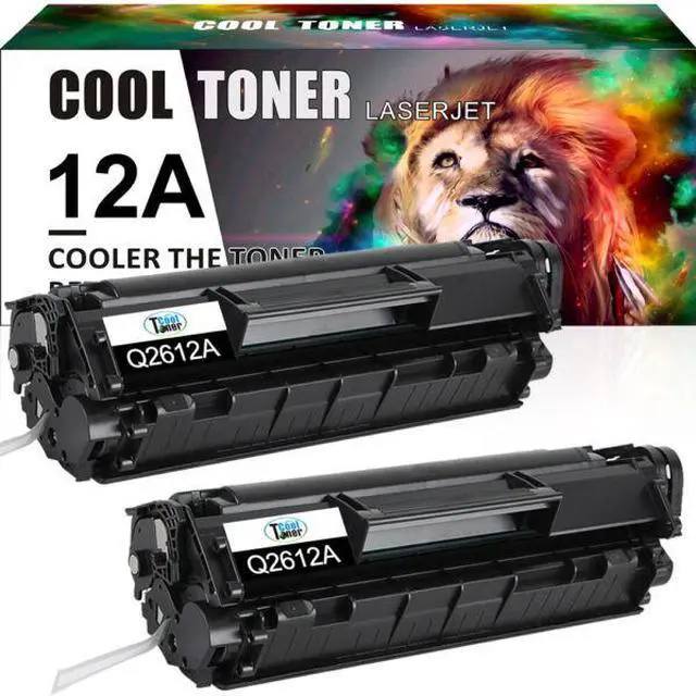 Main image of 2Pack toner Cartridge for HP Q2612A Black LaserJet 1020 1022 1012 3050 3020