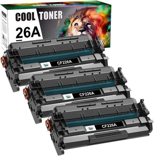 Main image of 3PK Toner Compatible With HP CF226X 26X LaserJet Pro MFP M426dw M426fdn M402dw
