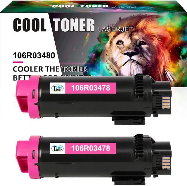 Main image of 2PK Magenta Color Toner Cartridge for Xerox Phaser 6510 WorkCentre 6515 dn dni n 106R03480