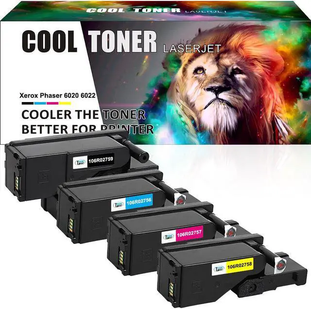 Main image of 1 Set (KCMY) Toner Compatible For Xerox WorkCentre 6027 6025 Phaser 6022 6020 106R02759