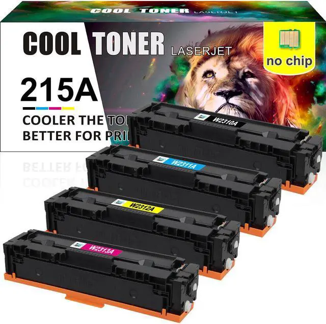 Main image of 4PK (KCMY) Toner W2310A Compatible With HP 215A Laserjet Pro MFP M182nw M183 M155