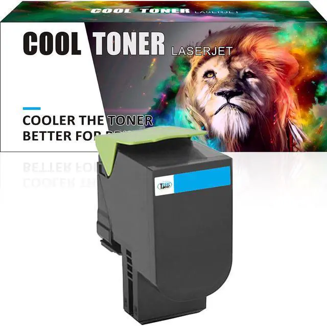 Main image of 1PK Cyan 701H Toner Set Compatible for Lexmark CS510de CS410dn CS310dn CX510de CX410e