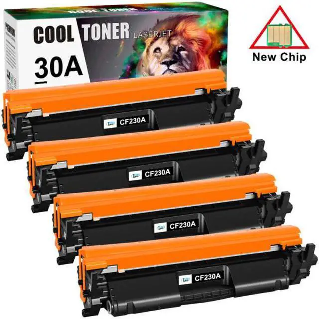 Main image of 4 Pack Toner Compatible with HP CF230A 30A LaserJet Pro M203dw M203dn M227fdn M227fdw