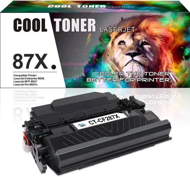 Main image of 1Pack Compatible with HP 87X CF287X Toner LaserJet Enterprise M506 M506dn M501dn M527