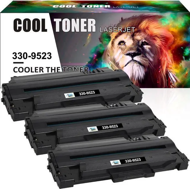 Main image of 3PK 330-9523 Toner Cartridge Compatible With Dell 1130 1130n 1133 1135n Printer
