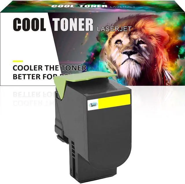Main image of 1PK Yellow  Toner 71B10 Compatible for Lexmark CS317 CS317dn CS417dn CS517de CX317dn CX417de