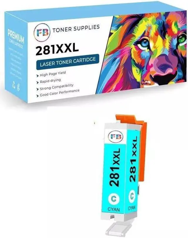 Main image of For PGI-280 XXL CLI-281 XXL Ink for Canon Pixma TS8120 TS8220 TS8320 TR7520 Cyan