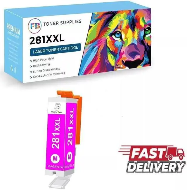 Main image of For PGI-280 XXL CLI-281 XXL Ink for Canon Pixma TS8120 TS8220 TS8320 Magenta