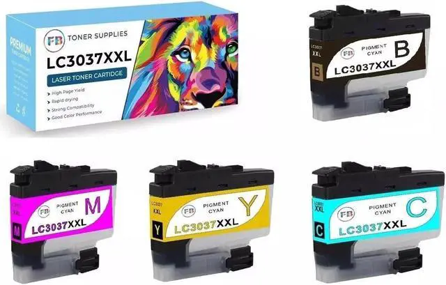 Main image of 4 PACK LC3037 XXL Ink Cartridge For Brother MFC-J5845DW MFC-J5945DW MFC-J6545DW