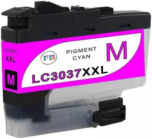 Alt view image 2 of 2 - 2 Pk Magenta Ink Cartridge for Brother LC3037 LC-3037XXL for MFC-J5845DW MFC-J59