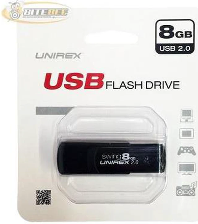 Alt view image 2 of 2 - Unirex USFW208 8GB USB 2.0 Flash Drive