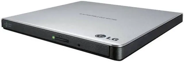 Alt view image 4 of 13 - LG Electronics 8X USB 2.0 Super Multi Ultra Slim Portable DVD+/-RW External Drive with M-DISC Support, Retail (Silver) G