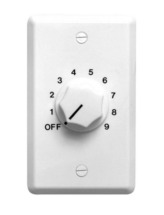 Alt view image 3 of 4 - SPECO SPC-WAT10W 10W 70/25V ATTENUATOR WHITE WALLPLATE