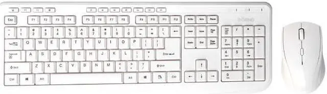 Alt view image 3 of 6 - Bornd M610 Water Resistant 2.4GHz 104-Key Wireless Multimedia Keyboard & Mouse