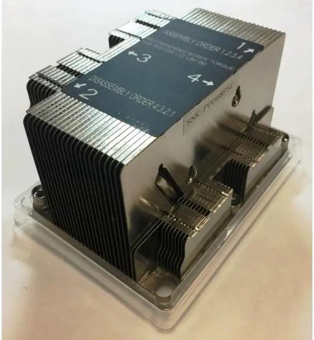 Alt view image 6 of 13 - Supermicro SNK-P0068PSC LGA 3647-0 2U &UP X11 Purley Platform CPU Heat Sink