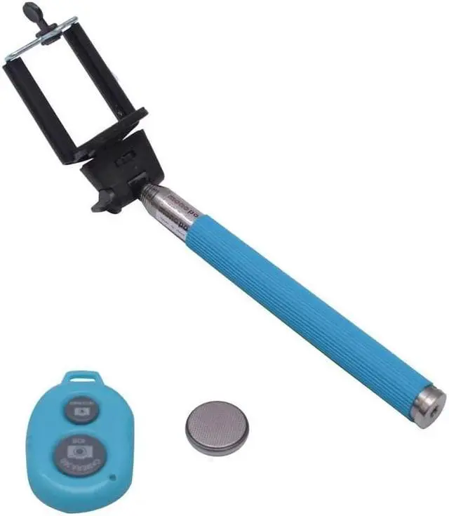 Alt view image 2 of 3 - Bluetooth Selfie Stick in color Blue