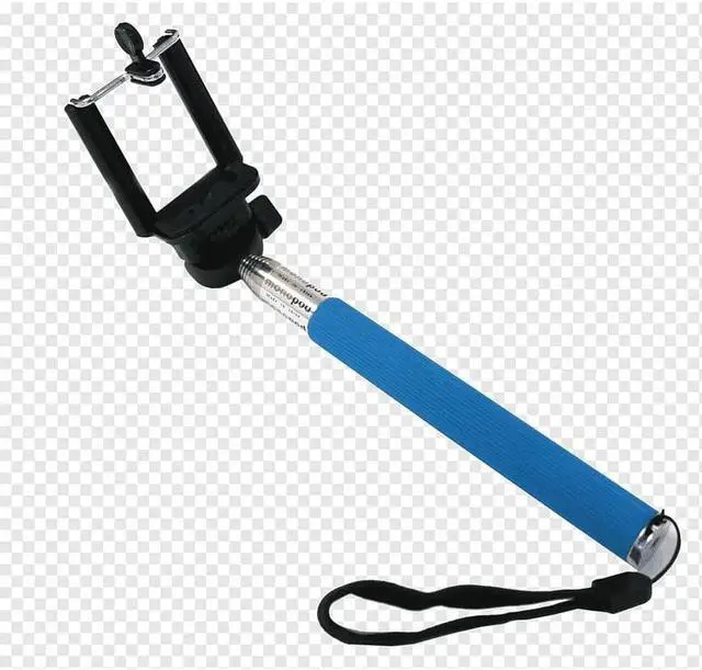 Alt view image 3 of 3 - Bluetooth Selfie Stick in color Blue